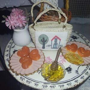 Handmade Blythe Doll Embroidered Mini Tote